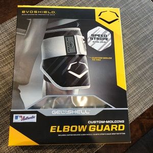 EvoShield Elbow Guard - Adult - White w grey